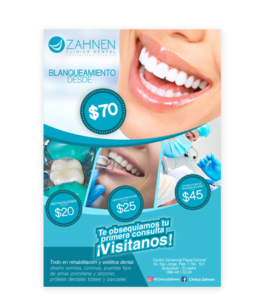 Zahnen Dental Clinic Flyer