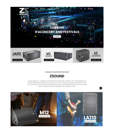 Professional Audio E-Commerce