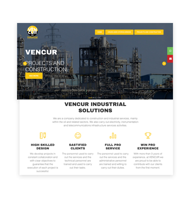Vencur Corporate Site