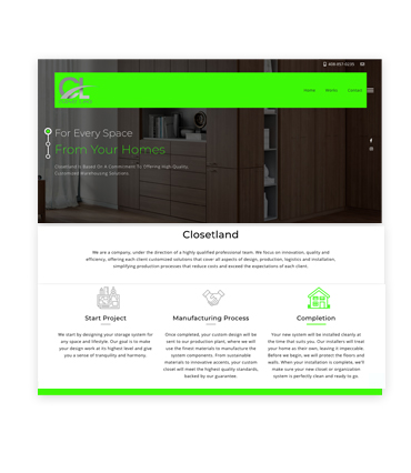 Closetland Website